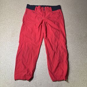Title Nine Clamber Capri Pants Women’s Size 8 RedHiking Outdoors Nylon F1